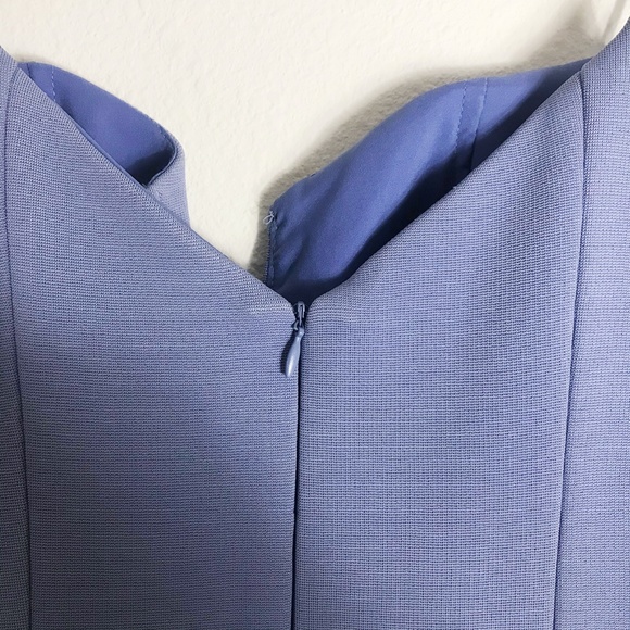 Nicholas Blue Bandage Frill Wrap Dress - size 6 - Picture 8 of 8